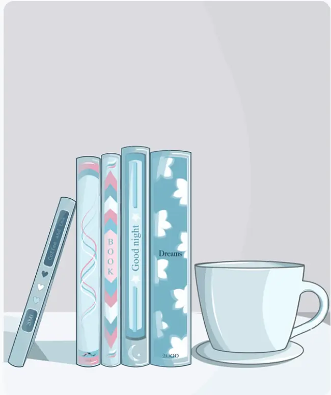 Ghost writing books illustration